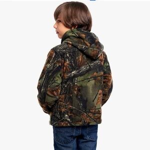 TrailCrest Kids Camouflage Zip Up Hooded Jacket